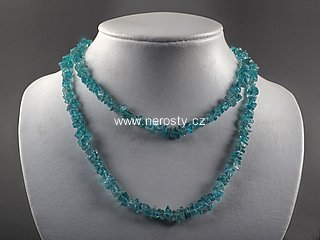 apatite, chip necklace