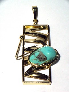 turquoise, pendant