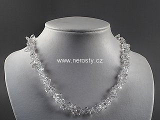 rock crystal, necklace