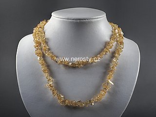 citrine, necklace