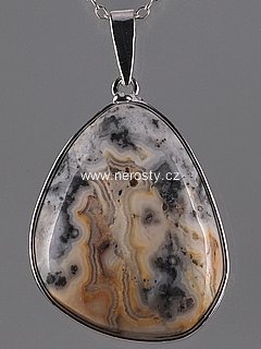 agate, pendant