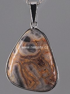 agate, pendant