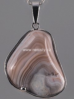 agate, pendant