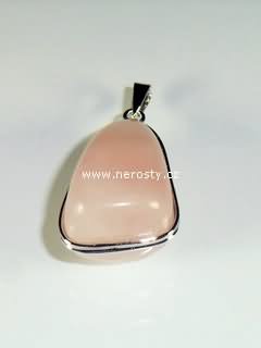 rose quartz, pendant