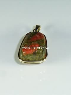 unakite, pendant