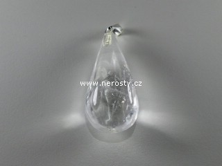 rock crystal, pendant