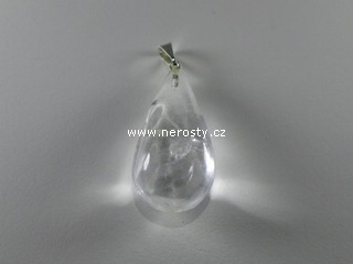 rock crystal, pendant