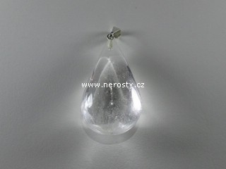 rock crystal, pendant