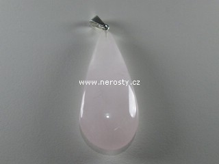 rose quartz, pendant