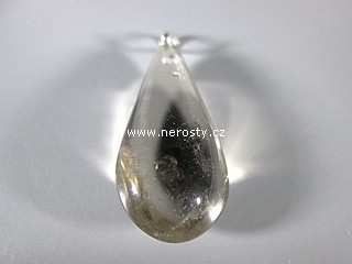 smoky quartz, raindrop