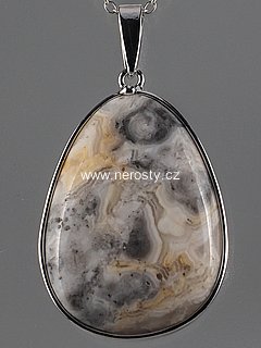 agate, pendant