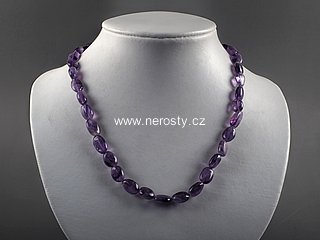 amethyst, necklace