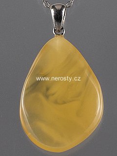 amber, pendant