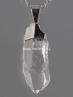 rock crystal, pendant