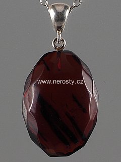 amber, pendant