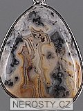 agate, pendant