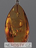 amber, pendant