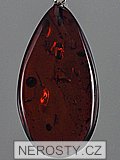 amber, pendant