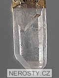 rock crystal, pendant