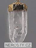 rock crystal, pendant