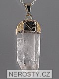 rock crystal, pendant