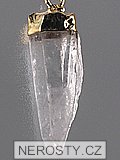 rock crystal, pendant