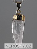 rock crystal, pendant