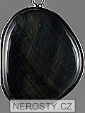 blue tiger eye, pendant