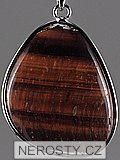 red tiger eye, pendant