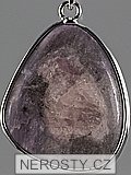 lepidolite, pendant