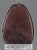 lepidolite, pendant