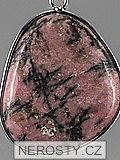 rhodonite, pendant