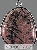 rhodonite, pendant