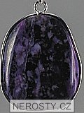 charoite, pendant